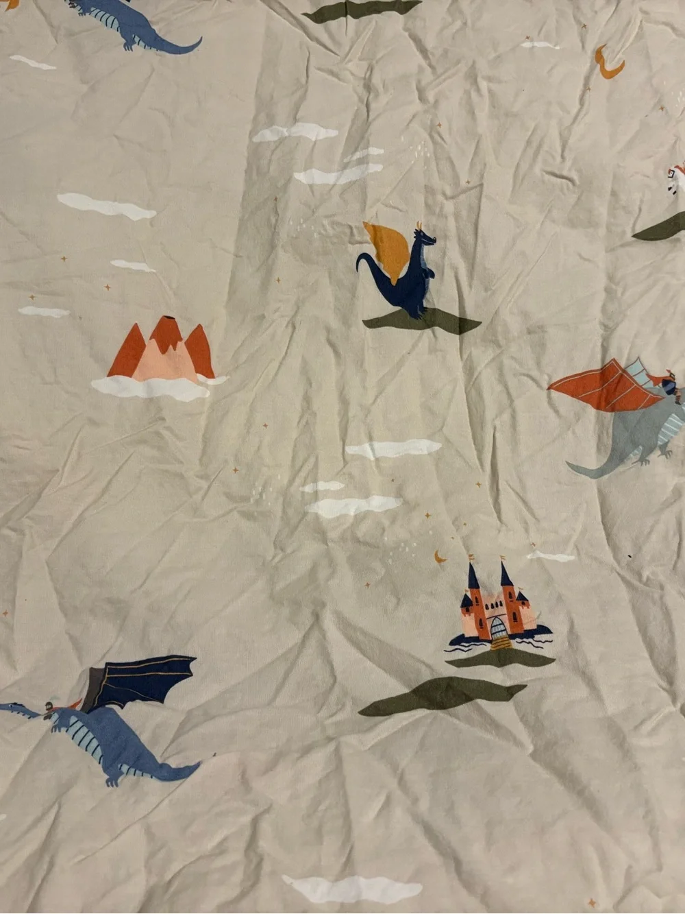 4 Piece Pillowfort Dragon Twin Bedding